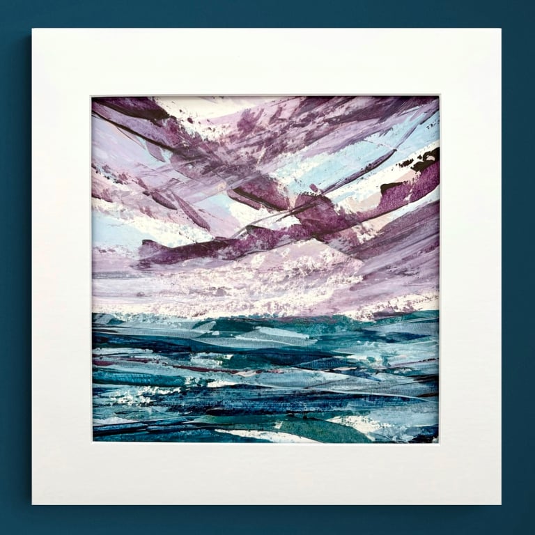 Original Seascape Painting - Deep in the Storm