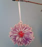 Cornflower Wooden Decoration - Image 1