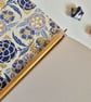 Lilac Leather Journal, Notebook or Sketchbook, with Chrysanthemum, A6 - Image 4
