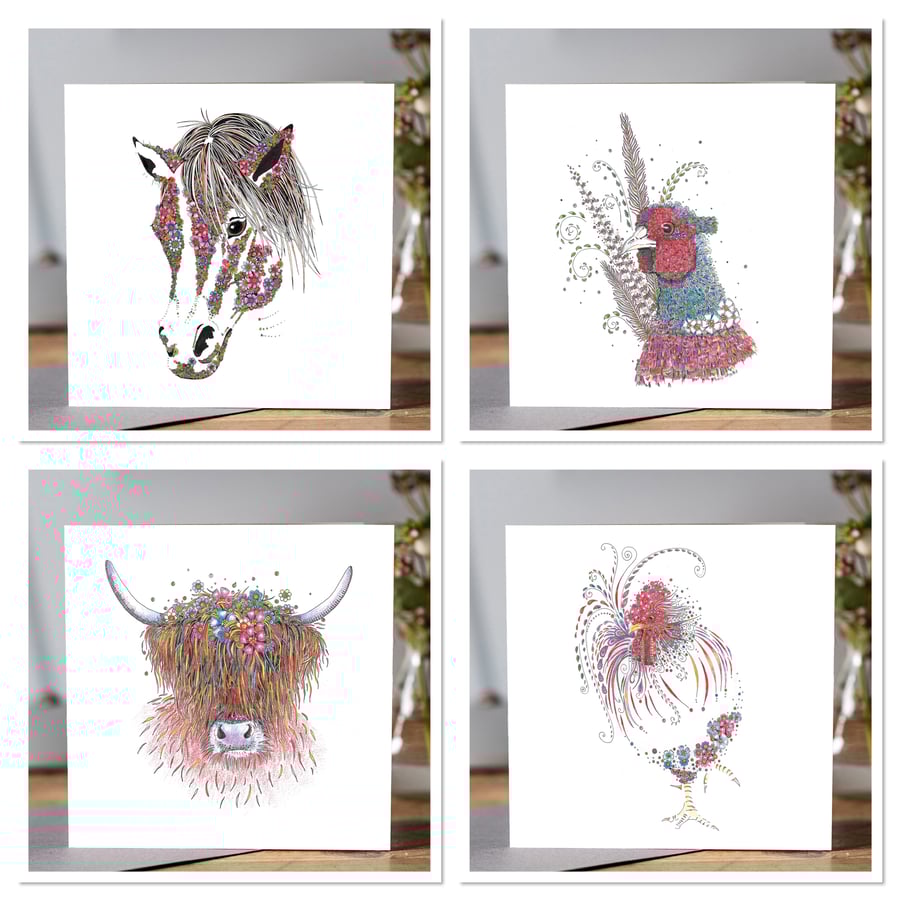 Brand new mixed Countryside ‘Wellington Boots’ design pack 