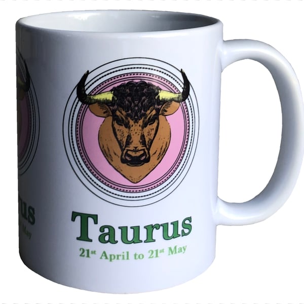 Taurus - 11oz Ceramic Mug - The Bull (21st April - 21st May) 