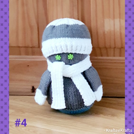 Doorstop Bods, hand-knitted