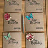 Cards. Set of six birthday cards