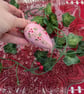 Candy cane ceramic Christmas heart bauble - Image 5