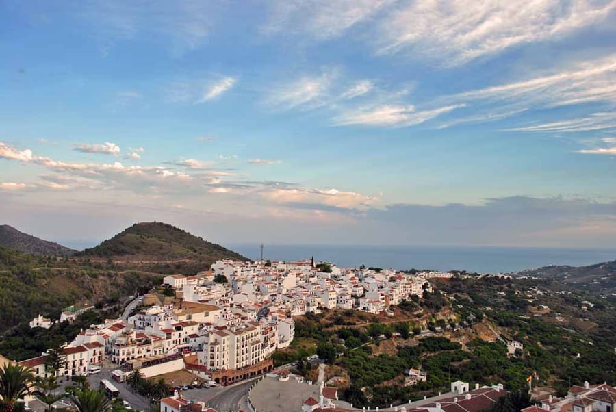 Frigiliana Andalusia Costa Del Sol Spain 18"x12" Print