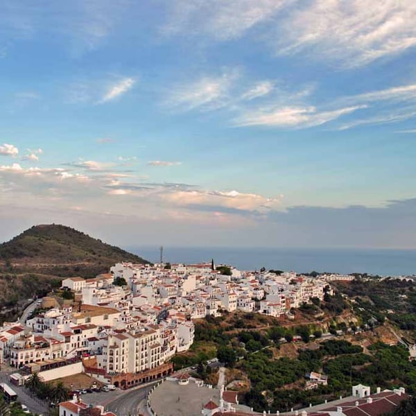 Frigiliana Andalusia Costa Del Sol Spain 18"x12" Print