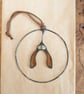 Stained Glass Sycamore Seed Mini Wreath, Autumnal Tiffany Suncatcher - Image 8