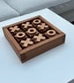 Wooden Noughts and Crosses Set - Image 1