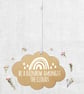 Rainbow Personalised Gift Boxed Mini Cloud Plaque - Image 2