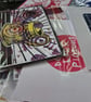 Exhibition postcard. Hand printed. Number 50. - Image 3