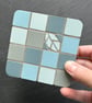 Coaster Set - Two Mosaic Chequerboard Coasters - Image 5