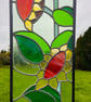 Sunflowers, Stained glass garden stake.   NOW 25% OFF - Image 3