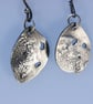 Sterling Silver Honesty Seed Pod Earrings - Image 3