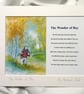 Original hand painted watercolour print of the Wonder of Boy - Image 1