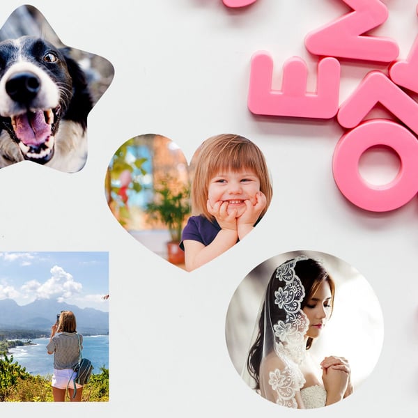 Custom Shape Photo Magnet