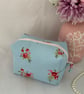 Boxy Cosmetic Bag, Square Zipped Purse, Travel Pouch, Make up Bag - Image 5