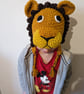 Crochet lion hat, winter novelty hat, newborn, child, toddler, adult sizes - Image 2