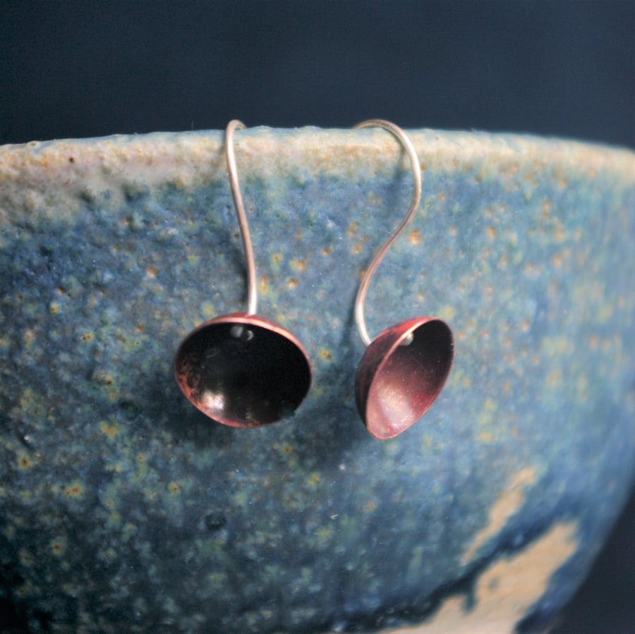 Acorn Cup Dangle Earrings