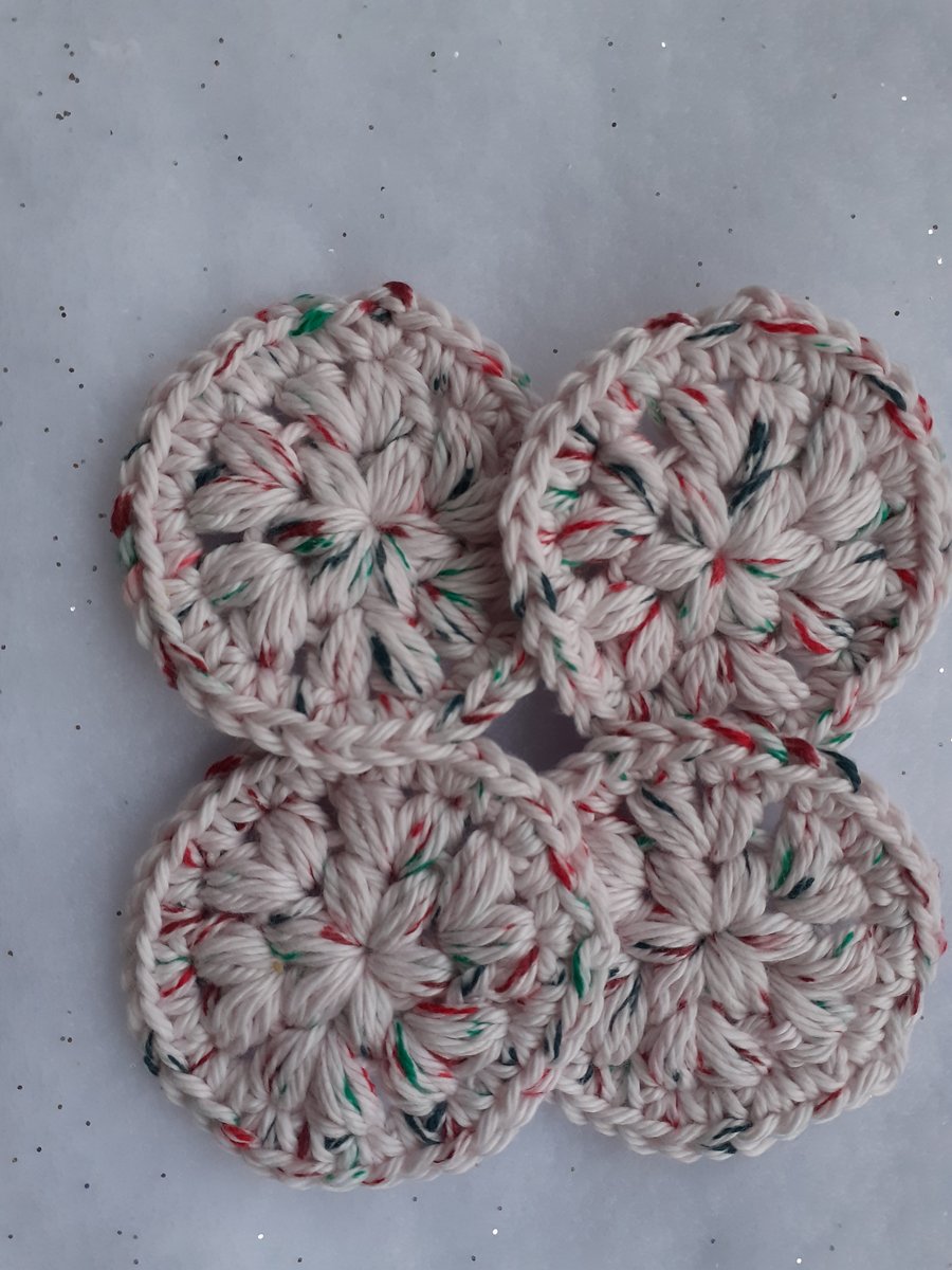 Crochet reusable Cotton Facial Wipes