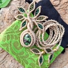 Ruby Zoisite Baby Macrame Tree