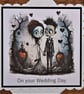 C4753   Zombie Wedding Card - Image 5