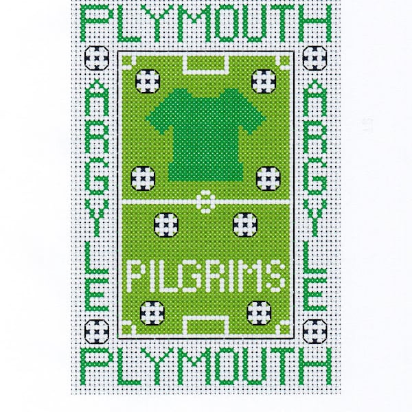 Plymouth Cross Stitch Kit Size 4" x 6"  Full Kit