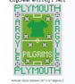 Plymouth Cross Stitch Kit Size 4" x 6"  Full Kit