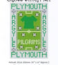 Plymouth Cross Stitch Kit Size 4" x 6"  Full Kit - Image 1