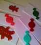 Gift tags. Christmas gift tags. Gingerbread and sweets. Ref 545