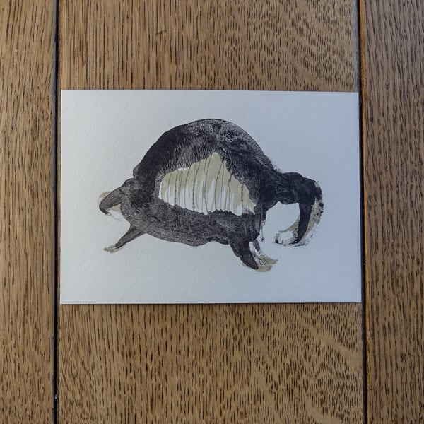 Badger & Spider Postcard