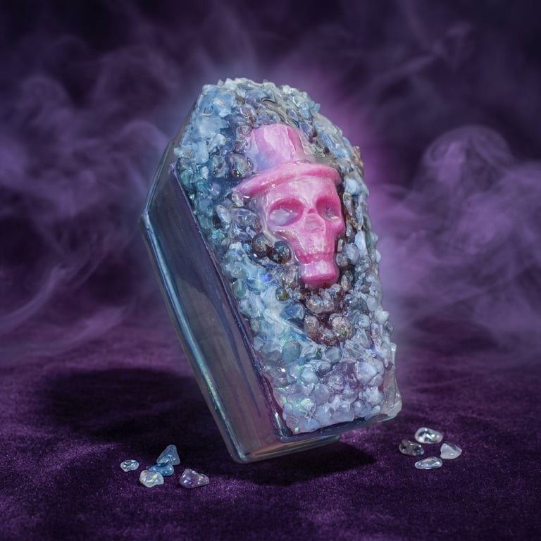 Sarcophagus Crystal Trinket Box 
