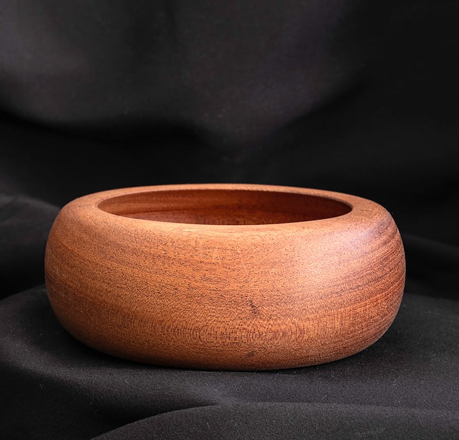 mahogany Bowl W130mm by H50mm