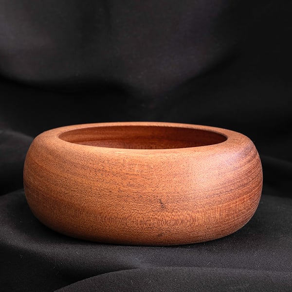 mahogany Bowl W130mm by H50mm