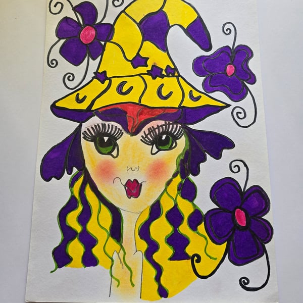 Fairy Witch Drawing 