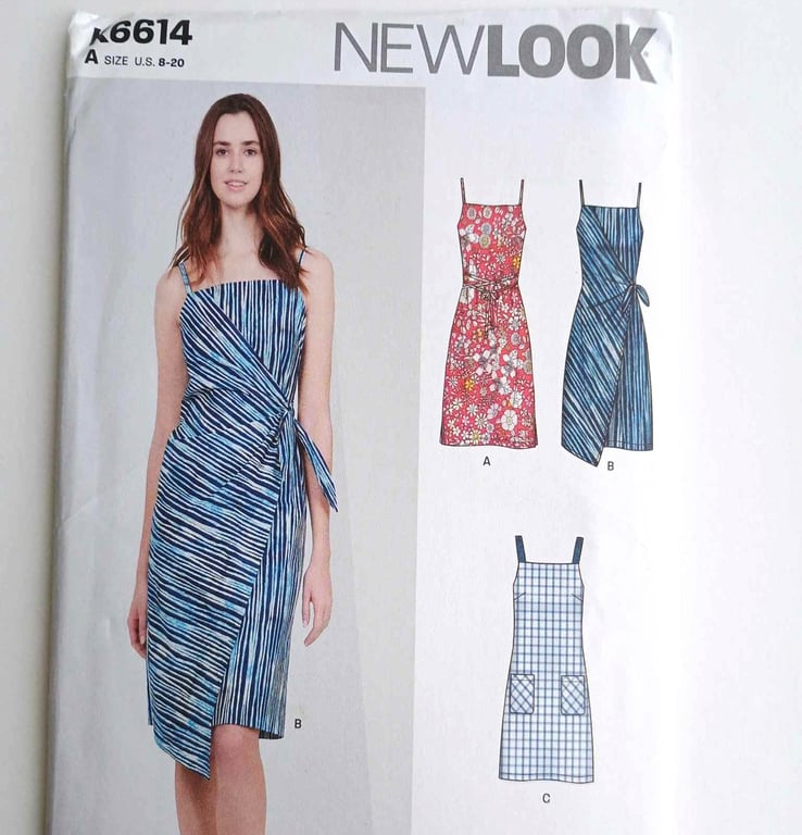 Sewing pattern - New Look K6614 Sun Dress - multi size 
