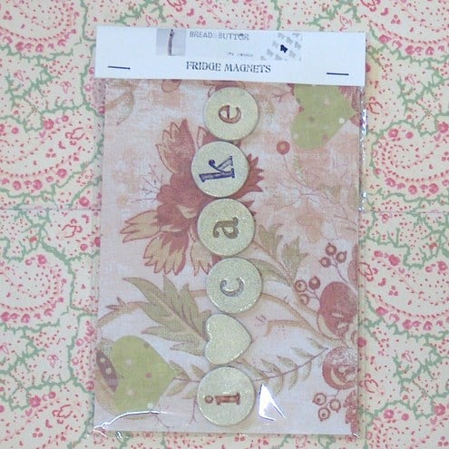 Fridge Magnets 'I 'Heart' Cake'