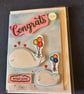 Hand made beach-themed 'congrats' blank card - Image 1