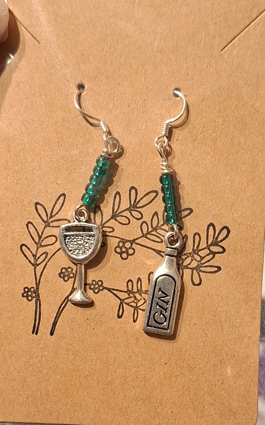 Gin and Tonic earrings