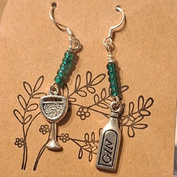 Gin and Tonic earrings