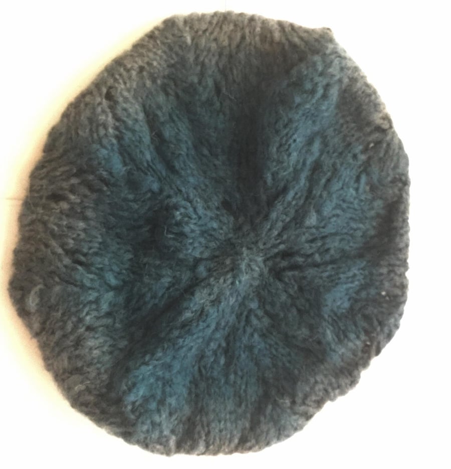 Pretty Blue Tones Slouch Beret