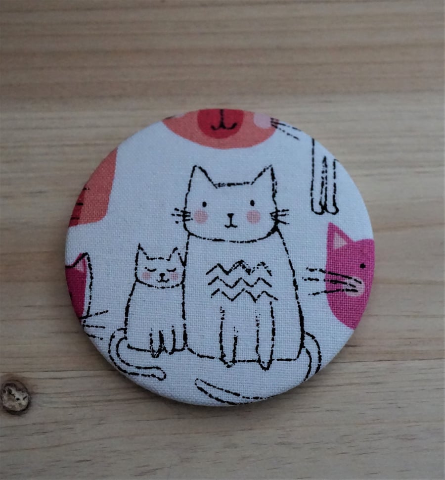  Cat & Kitten Pocket Mirror