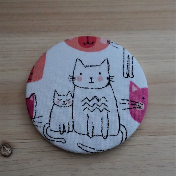  Cat & Kitten Pocket Mirror