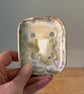 Handmade ceramic soap dish, self draining rectangular soap dish - Image 2