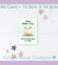 Sheep Mother's Day Card - A6 size 10.5cm X 14.8cm - Image 2
