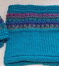Handknit chunky wool hat and cowl set SM - Image 6