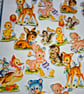Cute Animal Die Cuts, Craft Pack, Retro Animal Die Cuts.