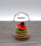 small glass red gnome keepsake figure - Image 3