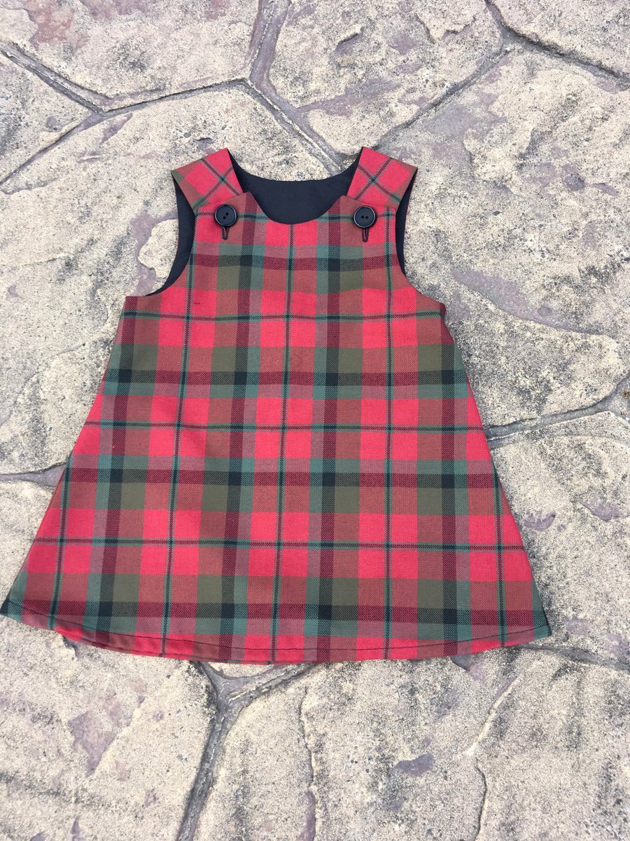 MacNaughton Tartan Pinafore Dress
