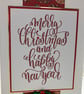 Christmas card - swirly text - Image 2