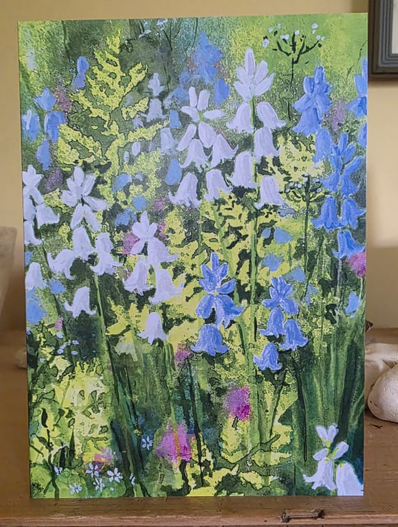 'Woodland Belles' greetings card